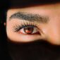 Brow lamination vs microblading: close-up of well-groomed eyebrows