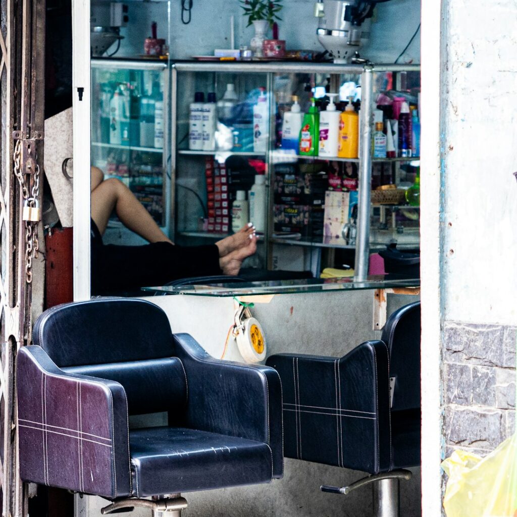 The Glow Room salon interior in Miami